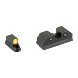 XS Sights R3D 2.0 Tritium Night Sight for CZ P10, Standard Height, Orange Front Outline