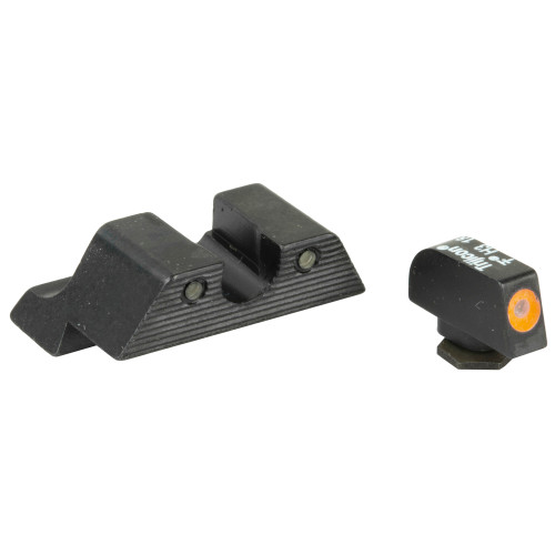 Trijicon Tritium HD XR Night Sight, Fits Glock 20, 21, 29, 30, 31, 32, Orange Front, 3 Dot