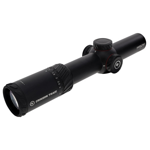 Crimson Trace Hardline LPVO 1-10x28 Rifle Scope, Illuminated Mil Dot Reticle, Black