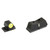 XS Sights, DXT2 Big Dot, Tritium Night Sight, For S&W M&P 2.0 Optics Ready Compact/Fullsize, Standard Height, Yellow Front Outline, Green Tritium Front/Rear