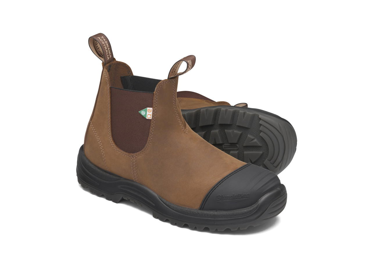 Blundstone CSA Greenpatch 169 Crazy Horse Brown with Rubber Toe Cap