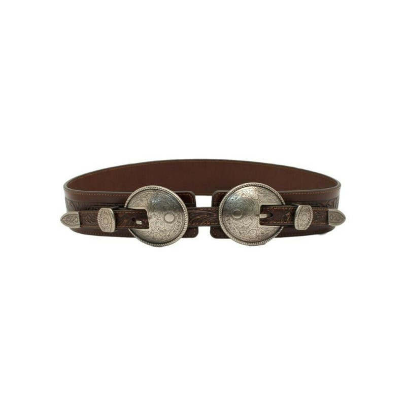 brown leather belt womens