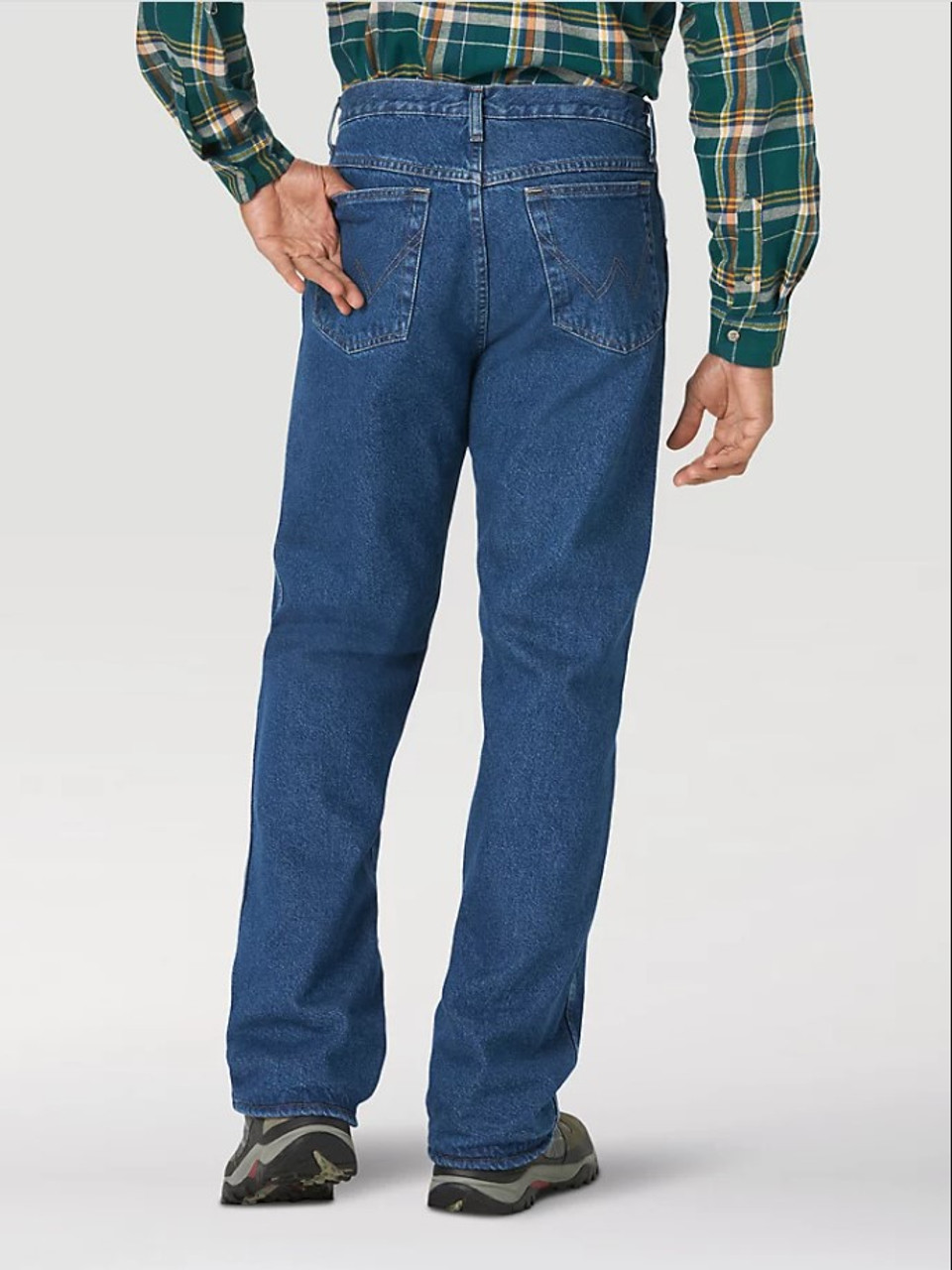 Wrangler Rugged Wear® Fleece Lined Relaxed Fit Jean in Stonewash