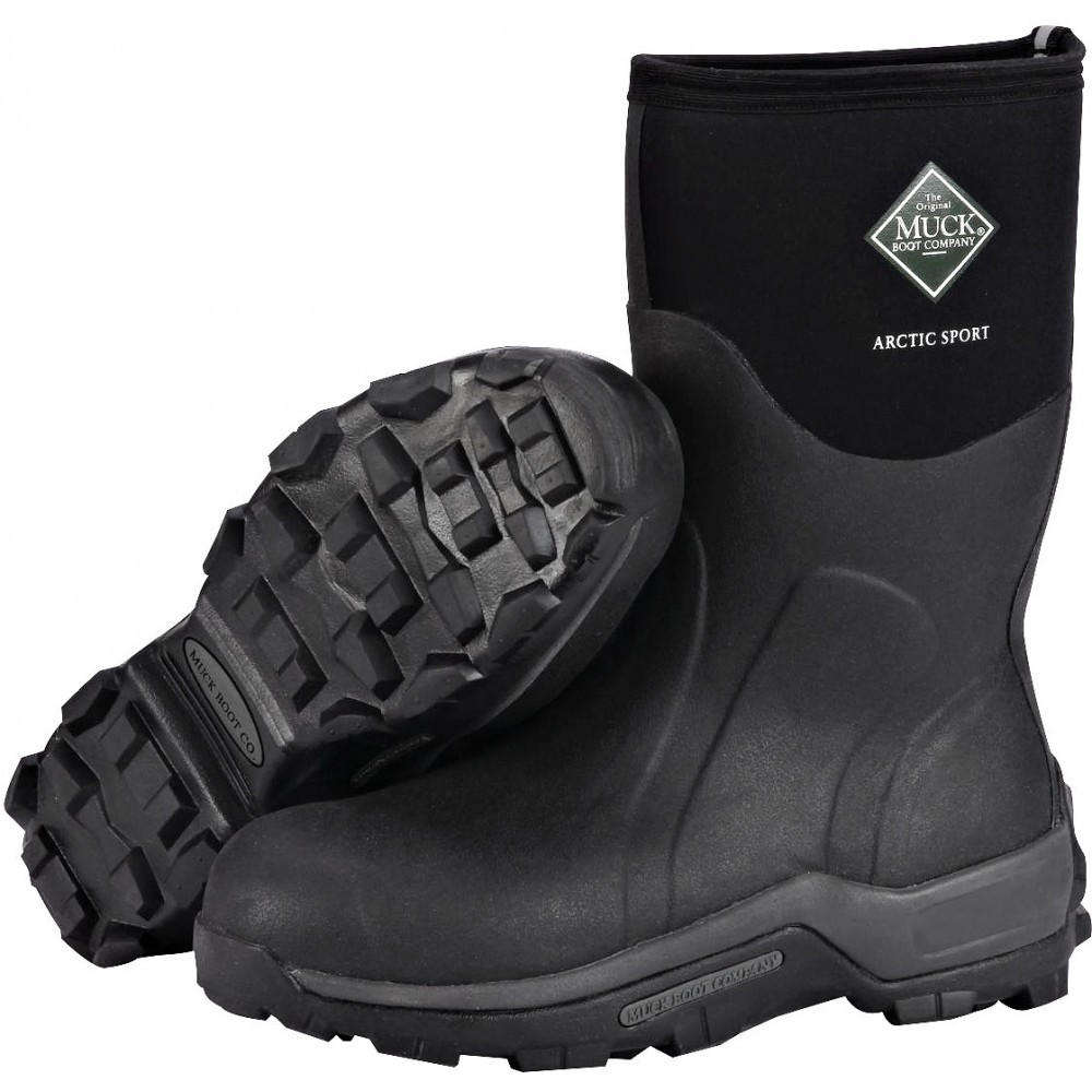 Muck Arctic Sport Mid Boots (Black) Keddies