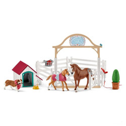 schleich horse club 42416 large horse stable with house and stable
