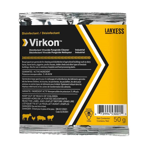 Virkon Disinfectant Virucide & Fungicide Industrial Cleaner - 50g