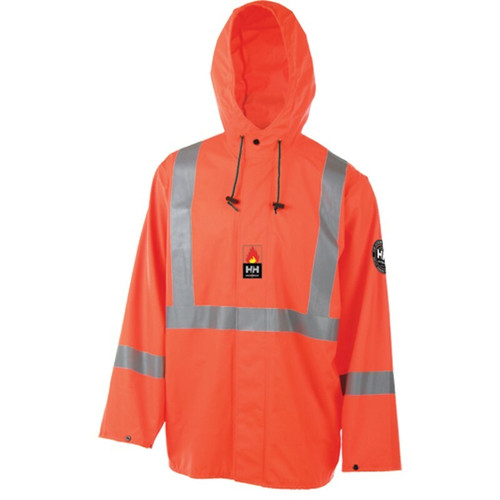 Helly Hansen FR Alberta Stretch Hi-Vis Rain Jacket 