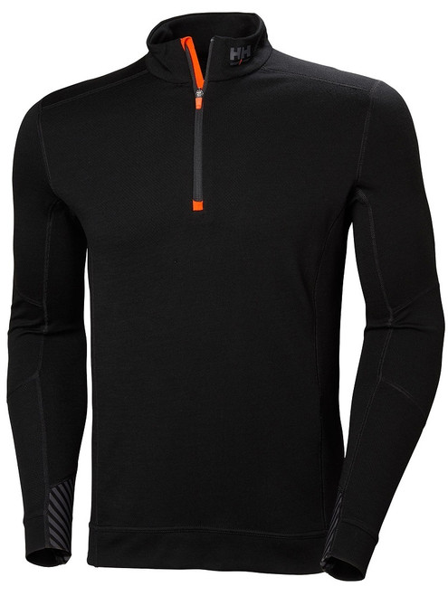 75520_990-XL, Helly Hansen Black 43 % Polypropylene, 57 % Merino Thermal Long  Johns, XL