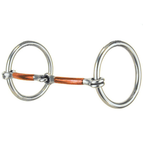 Reinsman 123 Heavy Rings Snaffle Bit