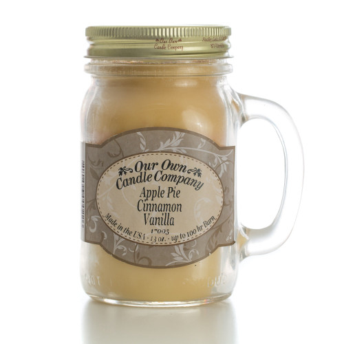 Mason Jar Candle - Apple Pie Cinnamon Vanilla