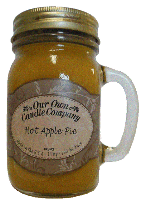Mason Jar Candle - Hot Apple Pie