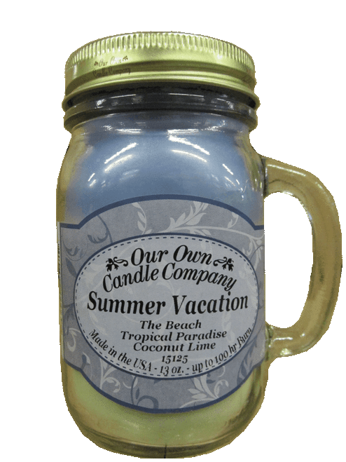 Mason Jar Candle - Summer Vacation