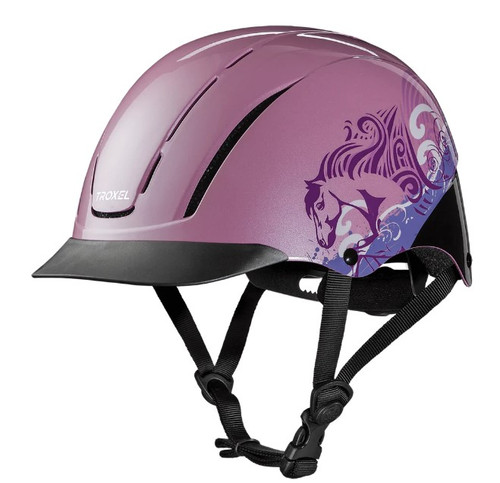 Spirit Troxel Low Profile Riding Helmet - Pink Dreamscape