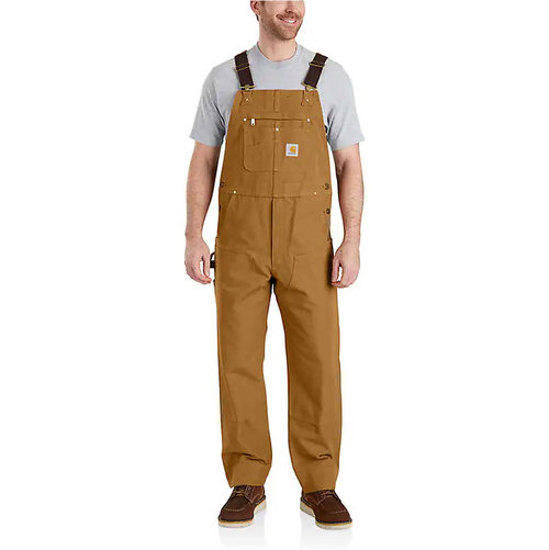 Men's Carhartt Relaxed Fit Unlined Bib - Brown