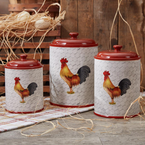 Canister Set - Break Of Day Rooster