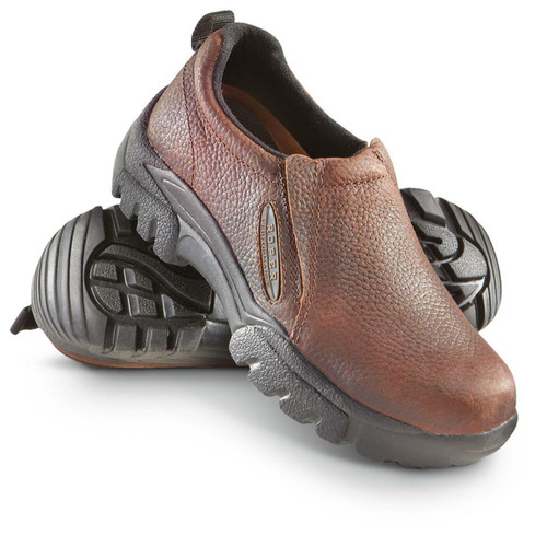 Roper Men's Classic Slip On Shoes - Bay Brown