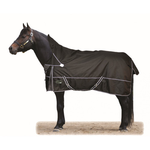 Country Legend 1200D Comfort Fit Turnout Blanket - Black & Silver