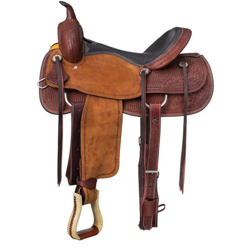 Tough-1 Silver Royal Red Rock 16" All Around Saddle Pkg