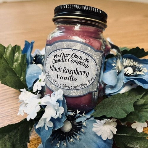Mini Mason Jar Candle - Black Raspberry Vanilla