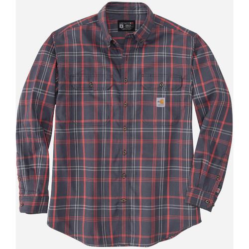 Carhartt FR Original Fit Long-Sleeve Plaid Shirt