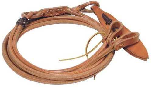 Harness Leather Romal Reins with Waterloops