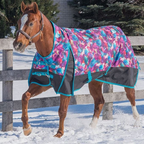 Canadian Horsewear Turquoise Dream Rainsheet
