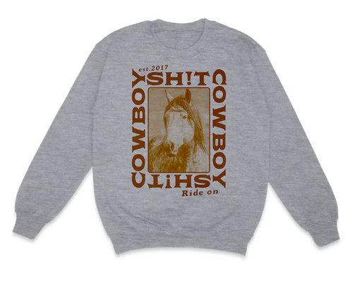 Mens Cowboy Sh!t Pedro Crewneck Sweater