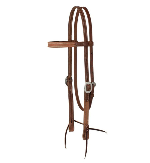 Weaver Rough Out Oiled Headstall