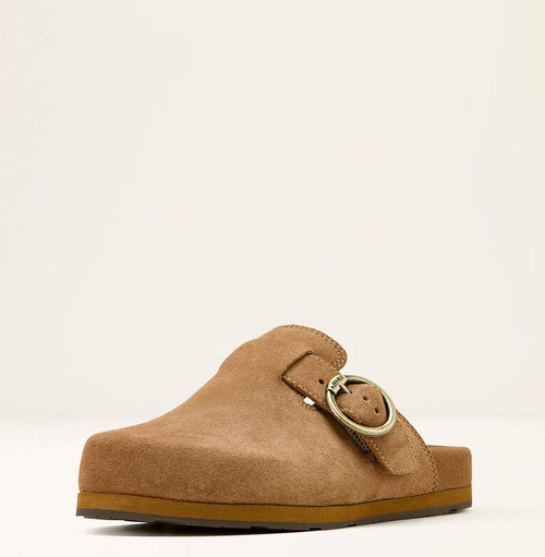 Ladies Ariat Country Mule Caramel Suede Shoe