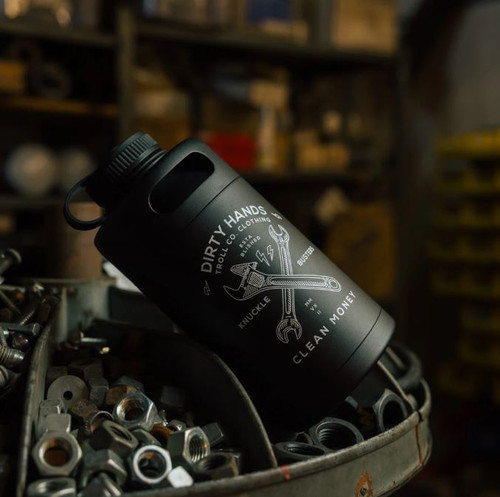 Dirty Hands Clean Money 64oz Mini Keg
