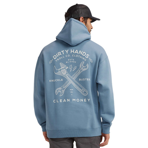 Men's Dirty Hands Clean Money Twisting Wrenches Hoodie Men's Dirty Hands Clean Money Twisting Wrenches Hoodie