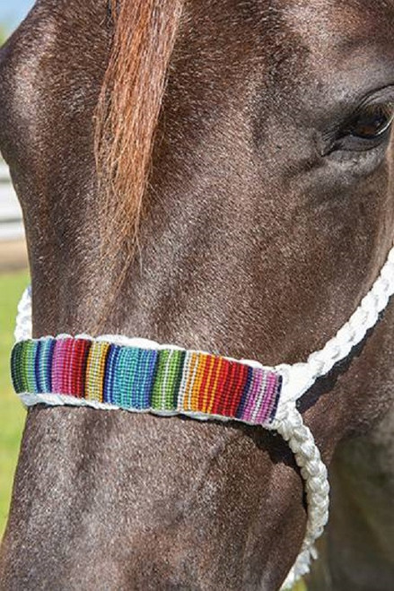 Professional's Choice Beaded Cowboy Braided Rope Halter