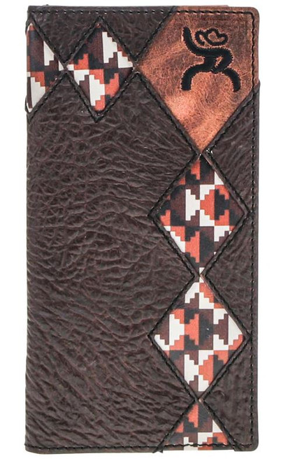 Hooey Tahonta Diamond Patchwork Rodeo Wallet