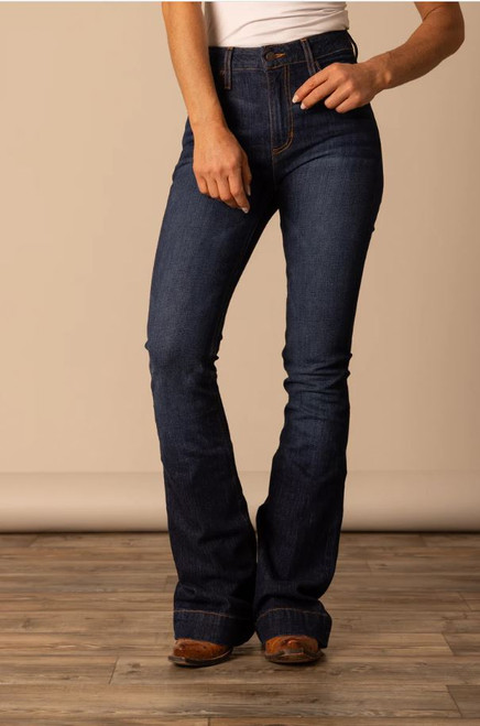 Ladie's Kimes Ranch Jennifer High Rise Flare Jeans
