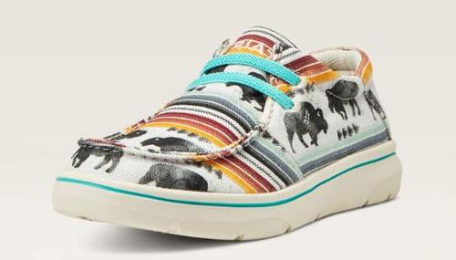 Kids Ariat Buffalo Print Hilo Shoe