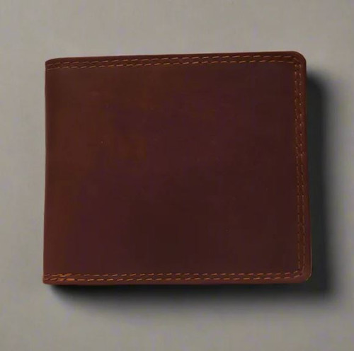 Rugged Earth Leather Billfold Wallet