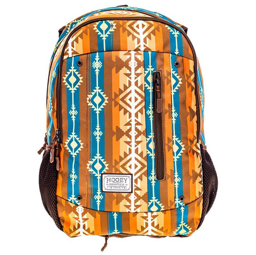 Hooey Rockstar Brown/Blue Aztec Backpack
