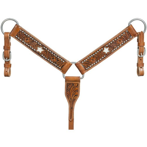 Mini Marshal Breastcollar - Silver Royal