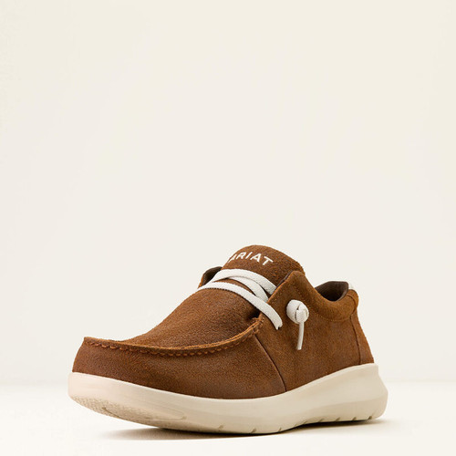 Men's Ariat Hilo Tumble Brown Suede Shoe