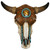 Tooled Bull Decorative Skull