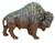 Bronze Bison Figurine