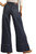 High Rise Square Front Pocket Pallazzo Flare Jeans