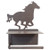 Metal Horse TP Holder W/Phone Rest