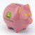 John Deere Piggy Bank - Pink