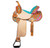 True North Pink & Turquoise Barrel Saddle