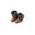 Jama Old West Poppets - Brown Crackle Infant Boots