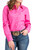 Women's Cinch Solid Pink Button-Down Western Shirt