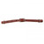 Western Rawhide Dyed Edge Leather Curb Strap