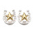 Small Stars & Horseshoe Post Earrings