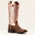 Ariat Women's Round Up Ryder Western Boots - Pink/Gold